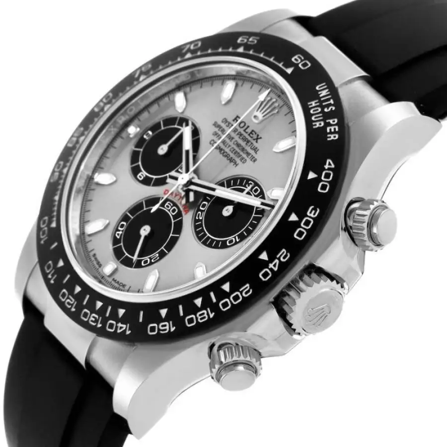 Rolex Cosmograph Daytona White Gold Meteorite 116519LN Replica - Image 3