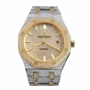 Audemars Piguet Royal Oak Iced Out Yellow Gold Replica