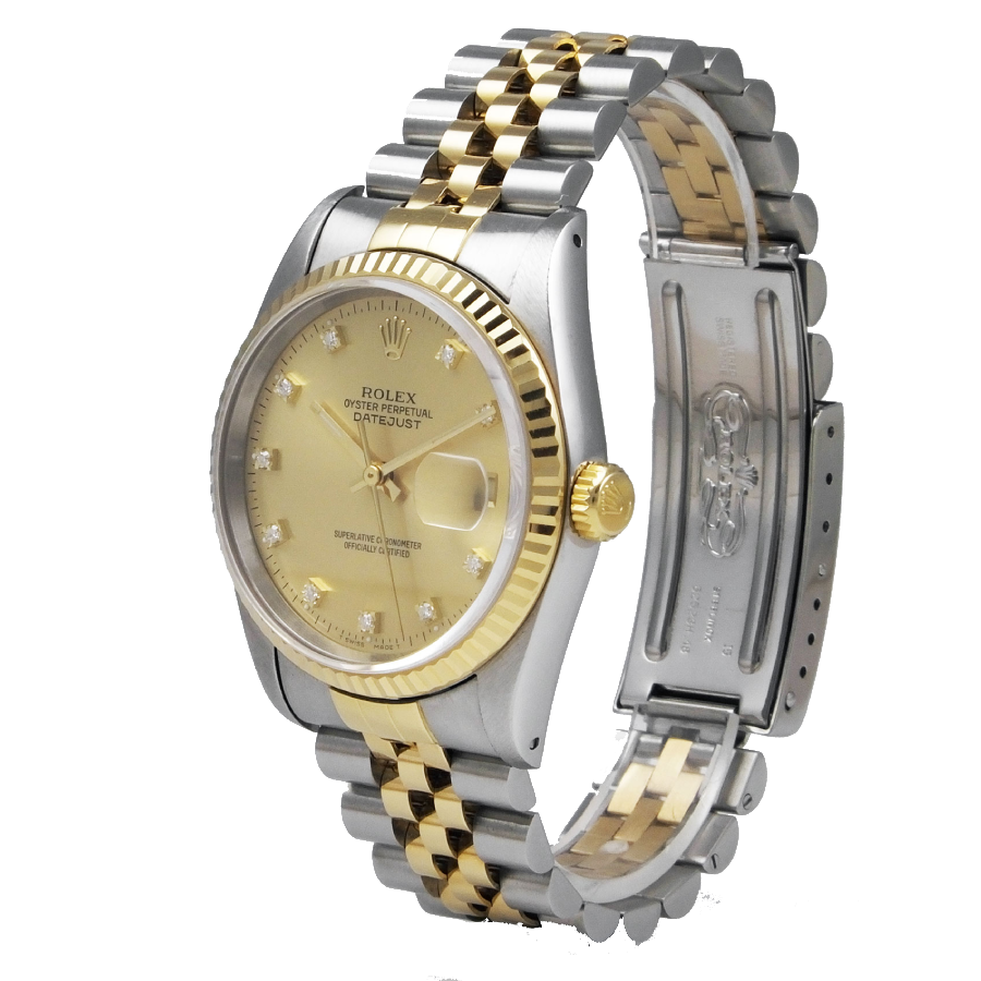 Rolex Day-Date 128238 Yellow Gold With Diamond Dial Replica - Image 2