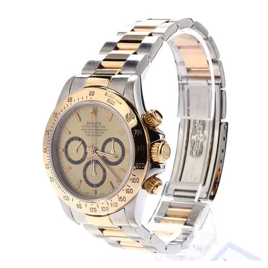 Rolex Daytona Cosmograph Yellow Gold Champagne Dial 16523 Replica - Image 2