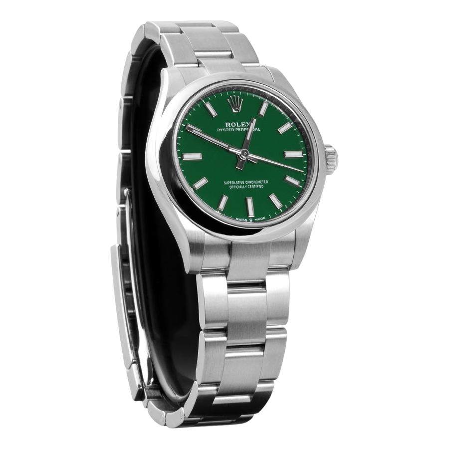 Rolex Oyster Perpetual 277200 Green Dial Replica - Image 2