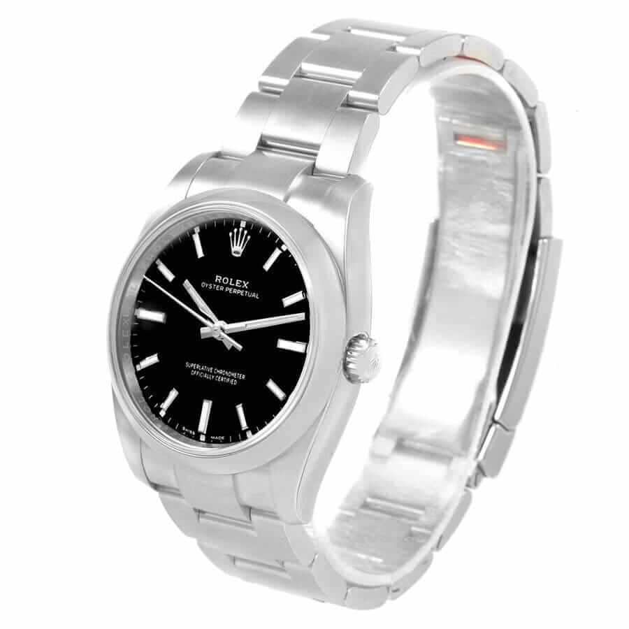 Rolex Oyster Perpetual Automatic Black Dial Ladies 114200 Replica - Image 2