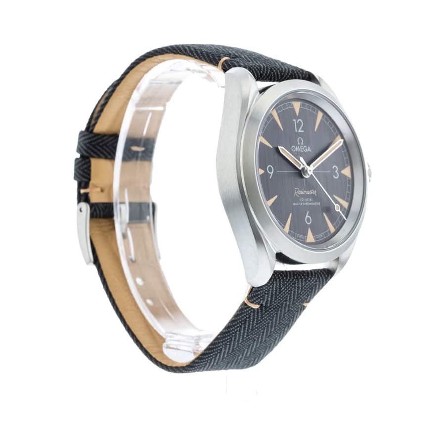 Omega Railmaster Black Replica - Image 3