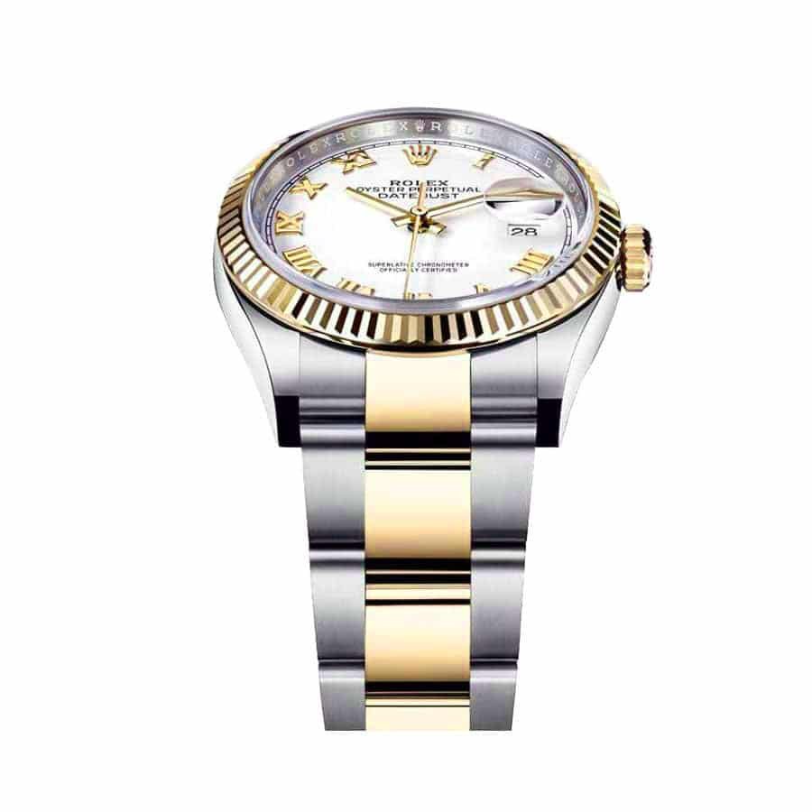 Rolex Datejust White Roman Replica - Image 2