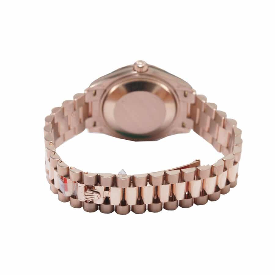 Rolex Day-Date 128235 AR Rose Gold Wrapped Chocolate Dial Replica - Image 4