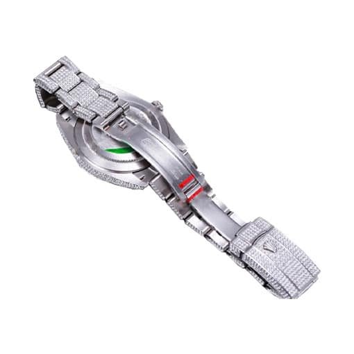 Rolex Datejust 116334 Iced Out Diamond Pave Dial Replica - Image 4