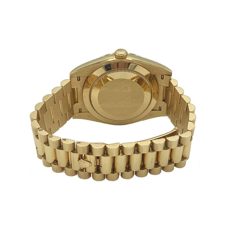 Rolex Day-Date II 228238-0007 KW Yellow Gold Champagne Dial Replica - Image 4