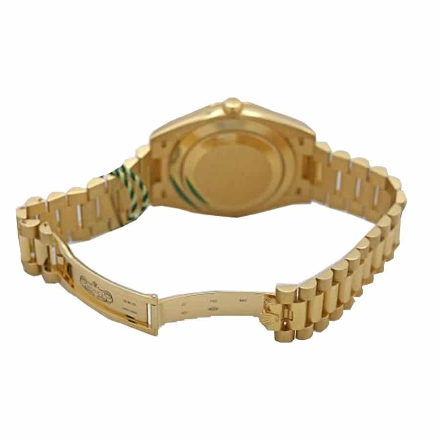 Rolex Day-Date 228348RBR KW Yellow Gold & Diamonds Champagne Dial Replica - Image 6