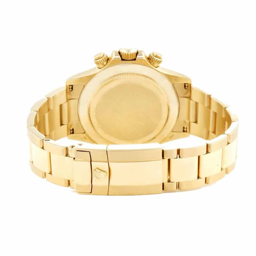 Rolex Daytona Cosmograph 116528 Yellow Gold White Dial Oyster Replica - Image 4
