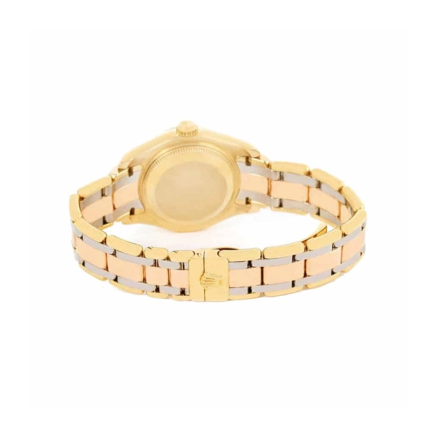 Rolex Tridor Pearlmaster Ladies Gold & Diamond 80298-0048 Replica - Image 4